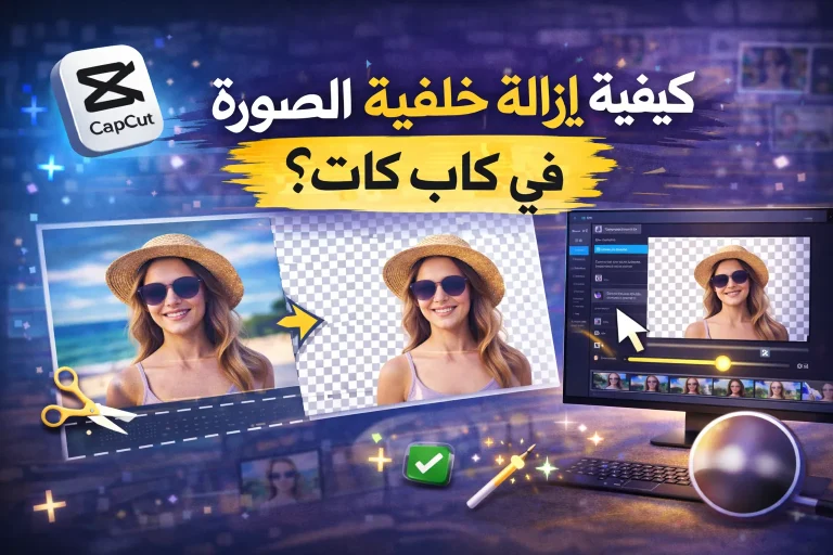 كيفية إزالة خلفية الصورة في كاب كات؟