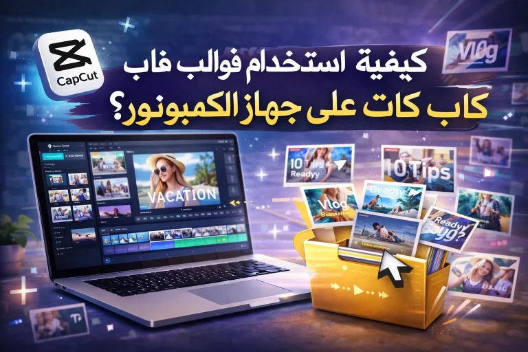 كيفية استخدام قوالب كاب كات على جهاز الكمبيوتر؟